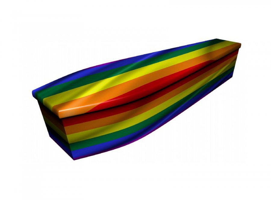 Wooden coffin - Pride - 4049