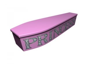 Wooden coffin - Princess - 4219