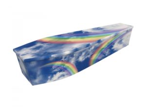 Wooden coffin - Rainbow - 4021