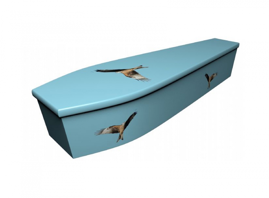 Wooden coffin - Red Kite - 4109