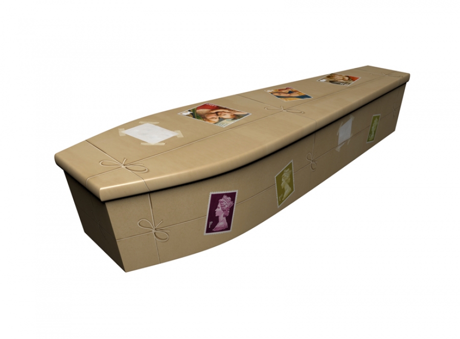 Wooden coffin - Return to Sender Stamps - 4225