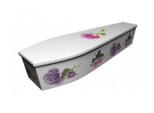 Wooden coffin - Roses 1 - 4145