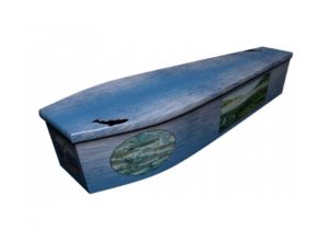 Wooden coffin - Salmon and Trout - 4113