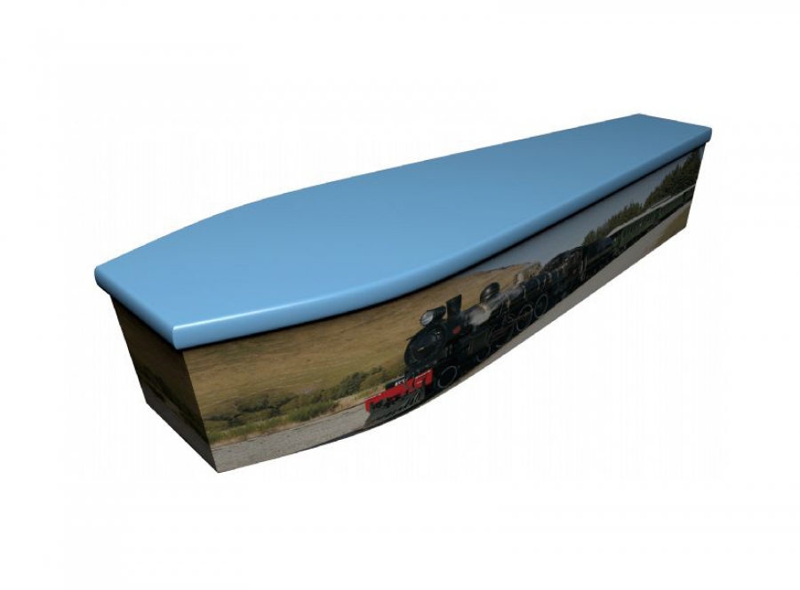 Wooden coffin - Steam train - 4125