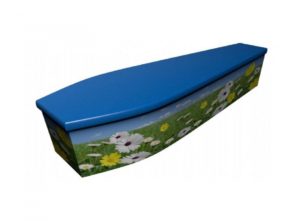 Wooden coffin - Summer scene - 4040