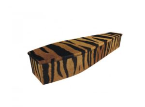 Wooden coffin - Tiger stripe - 4032