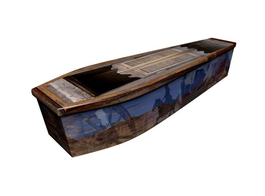 Wooden coffin - Wild West - 4259