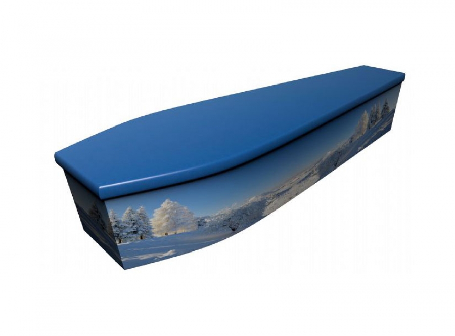 Wooden coffin - Winter scene 1 - 4042