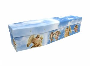 Cardboard coffin - Angels & Cherubs - 3539