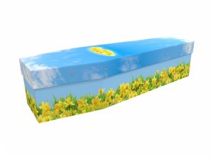 Cardboard coffin - Daffodil Fields - 3511