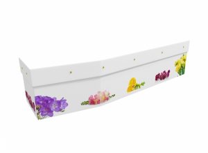 Cardboard coffin - Freesias - 3538