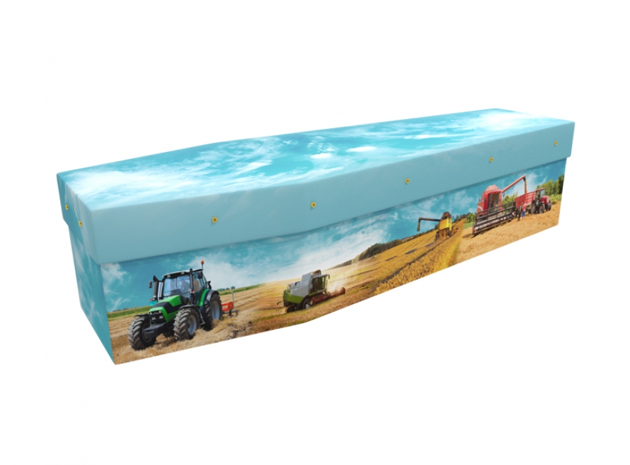 Cardboard coffin - Harvest Season - 3520