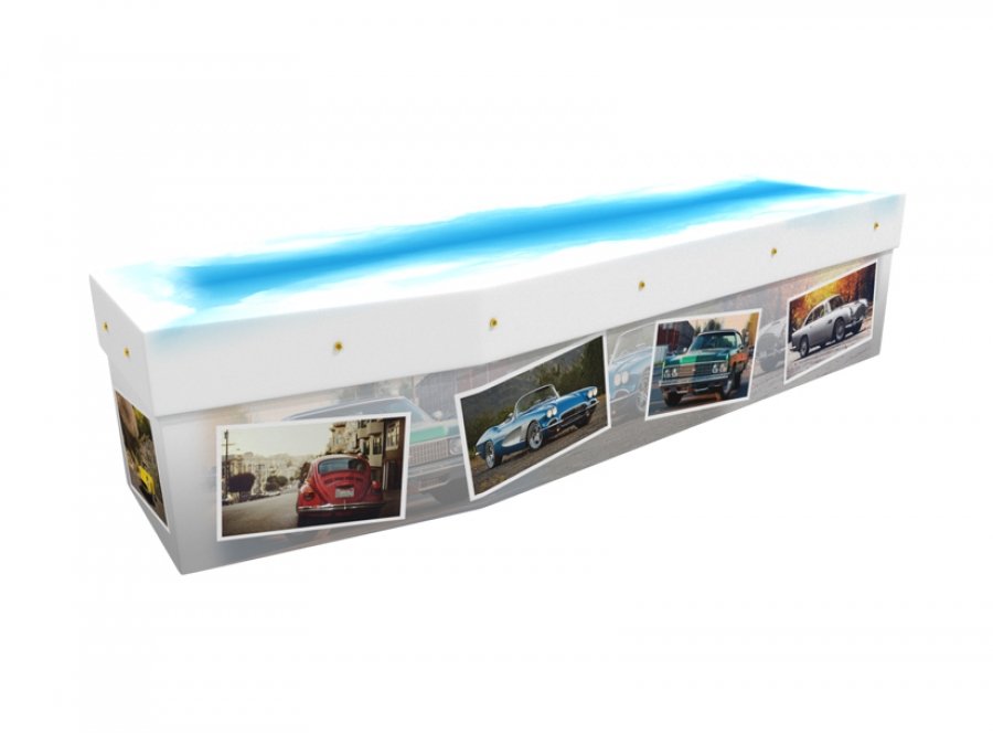 Cardboard coffin - Motor Museum - 3569