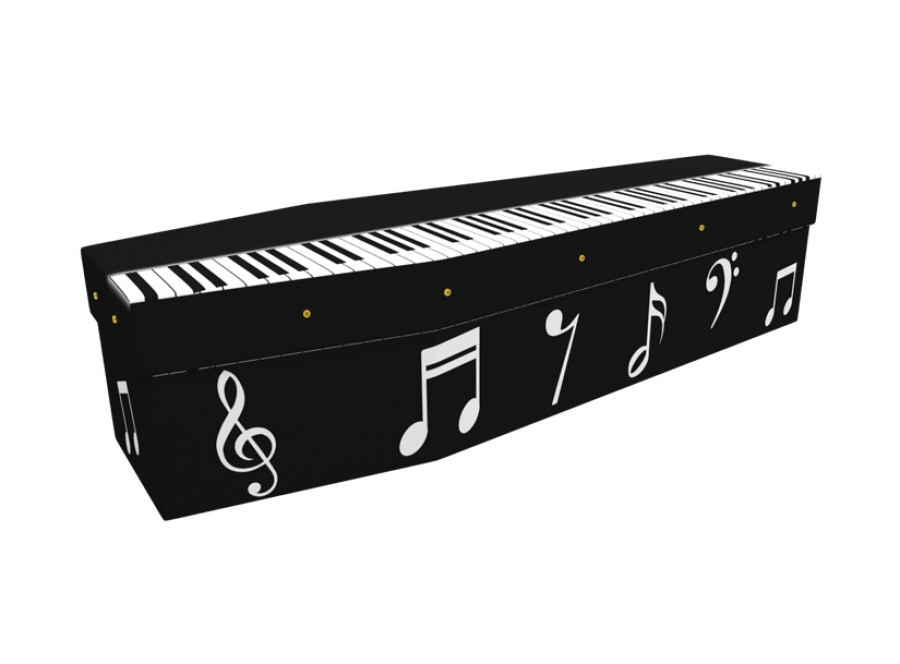 Cardboard coffin - Piano - 3565