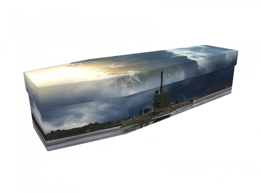 Cardboard coffin - Submarine - 3557