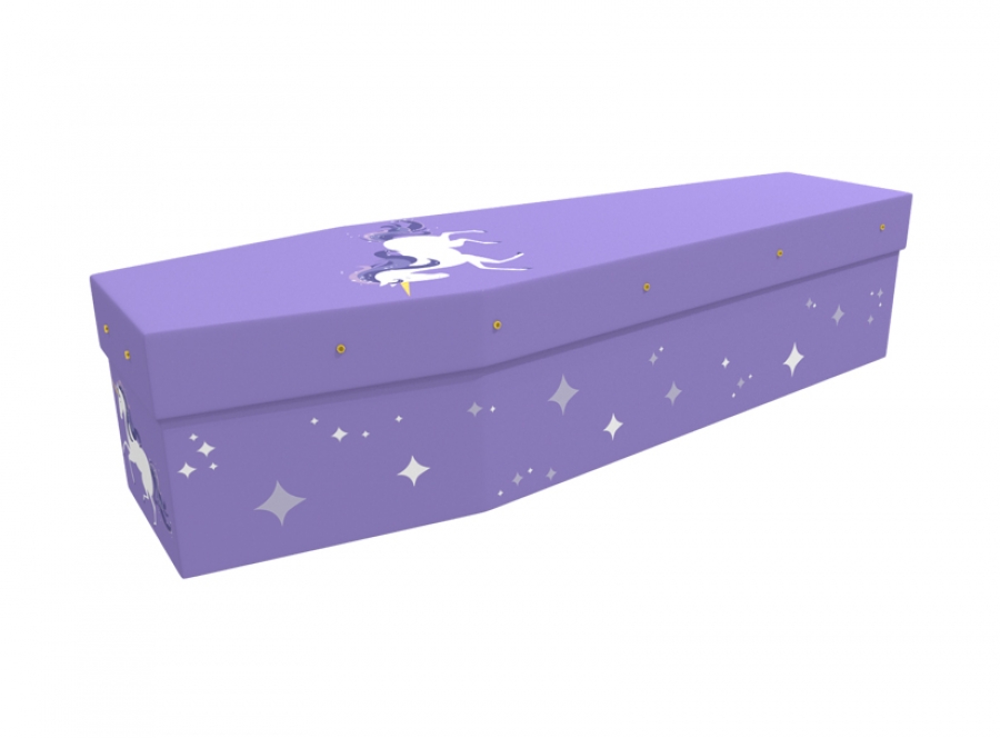 Cardboard coffin - Unicorn - 3563