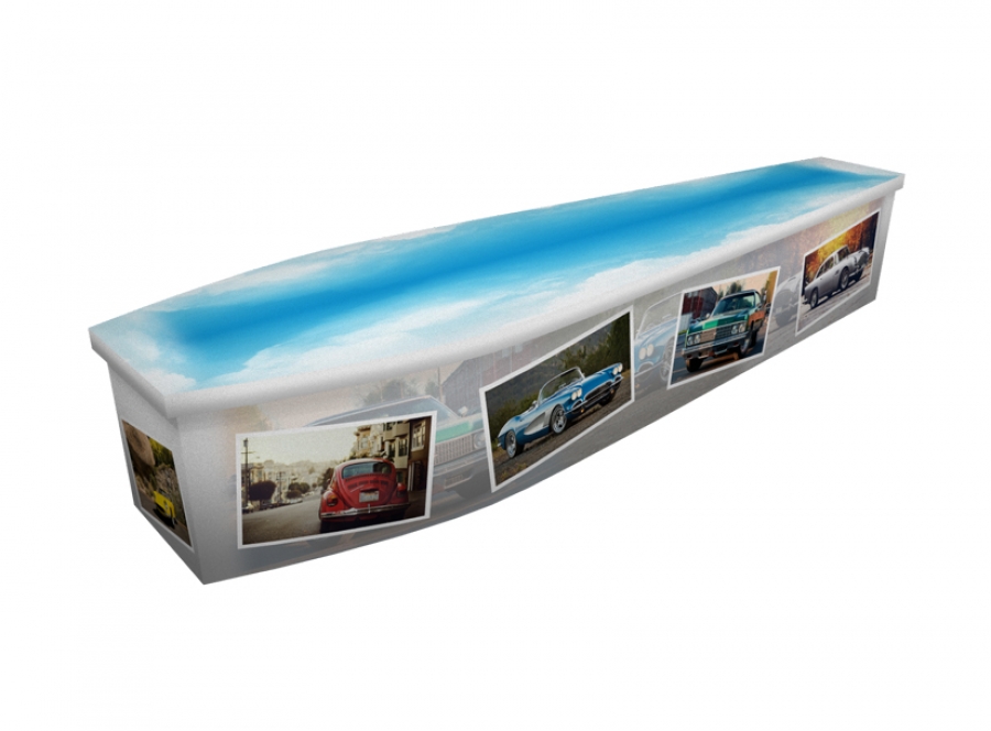 Wooden coffin - Motor Museum - 4294