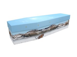 Bengal Tiger cardboard picture coffin