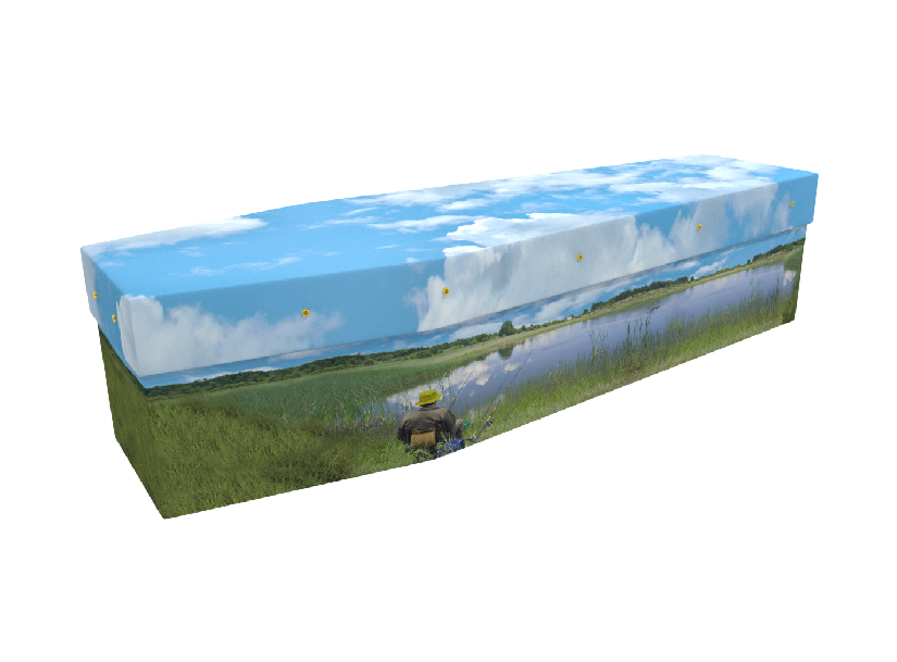 Fishing Cardboard Coffin