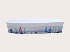 Cardboard Coffin - Colourful Sailing Yachts - 3365